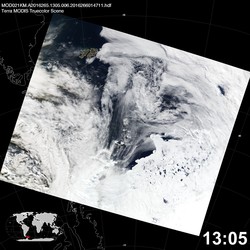 Level 1B Image at: 1305 UTC