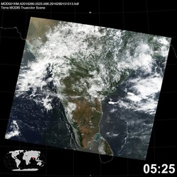 Level 1B Image at: 0525 UTC