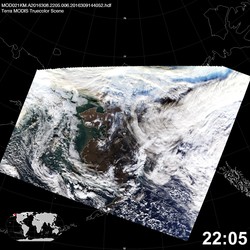 Level 1B Image at: 2205 UTC