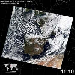 Level 1B Image at: 1110 UTC