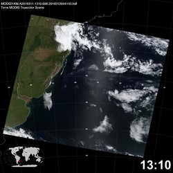 Level 1B Image at: 1310 UTC