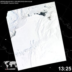 Level 1B Image at: 1325 UTC