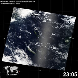 Level 1B Image at: 2305 UTC