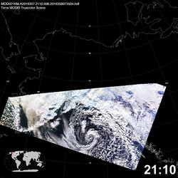 Level 1B Image at: 2110 UTC