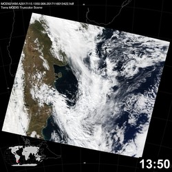 Level 1B Image at: 1350 UTC