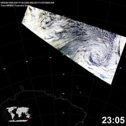 Level 1B Image at: 2305 UTC