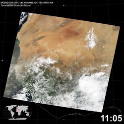 Level 1B Image at: 1105 UTC