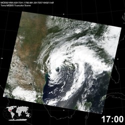 Level 1B Image at: 1700 UTC