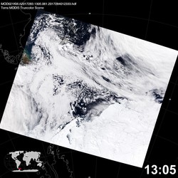 Level 1B Image at: 1305 UTC