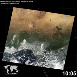 Level 1B Image at: 1005 UTC