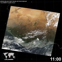 Level 1B Image at: 1100 UTC