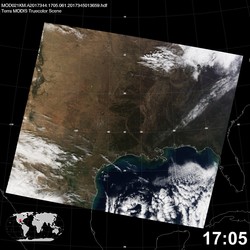 Level 1B Image at: 1705 UTC