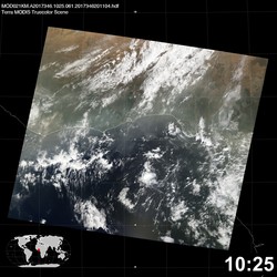 Level 1B Image at: 1025 UTC