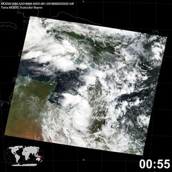 Level 1B Image at: 0055 UTC