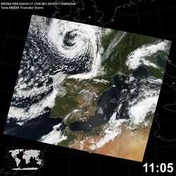 Level 1B Image at: 1105 UTC