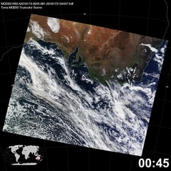 Level 1B Image at: 0045 UTC