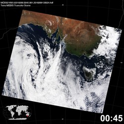 Level 1B Image at: 0045 UTC