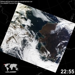 Level 1B Image at: 2255 UTC