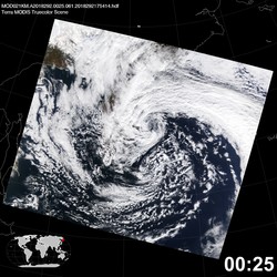 Level 1B Image at: 0025 UTC