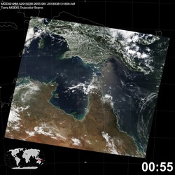 Level 1B Image at: 0055 UTC