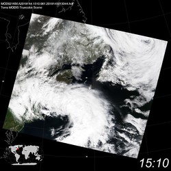 Level 1B Image at: 1510 UTC