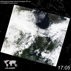 Level 1B Image at: 1705 UTC