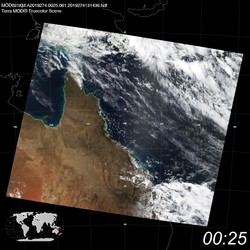 Level 1B Image at: 0025 UTC