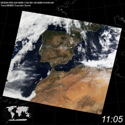 Level 1B Image at: 1105 UTC