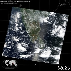 Level 1B Image at: 0520 UTC