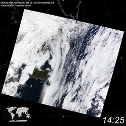 Level 1B Image at: 1425 UTC