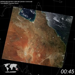 Level 1B Image at: 0045 UTC