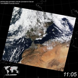 Level 1B Image at: 1105 UTC