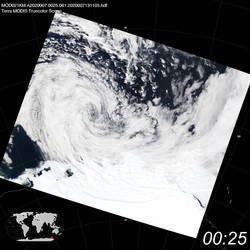 Level 1B Image at: 0025 UTC