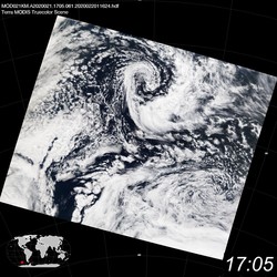 Level 1B Image at: 1705 UTC