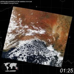 Level 1B Image at: 0125 UTC