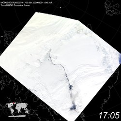 Level 1B Image at: 1705 UTC