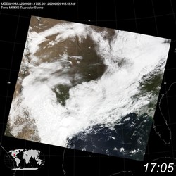 Level 1B Image at: 1705 UTC