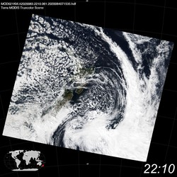 Level 1B Image at: 2210 UTC