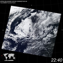 Level 1B Image at: 2240 UTC