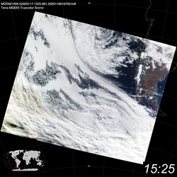 Level 1B Image at: 1525 UTC