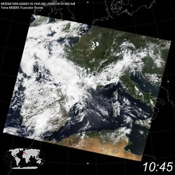 Level 1B Image at: 1045 UTC