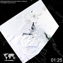 Level 1B Image at: 0125 UTC