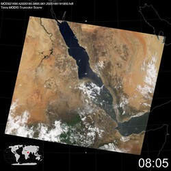 Level 1B Image at: 0805 UTC