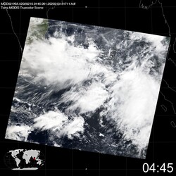 Level 1B Image at: 0445 UTC