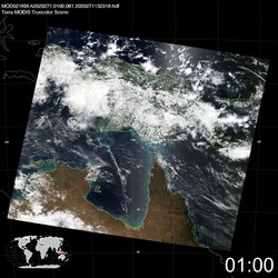 Level 1B Image at: 0100 UTC