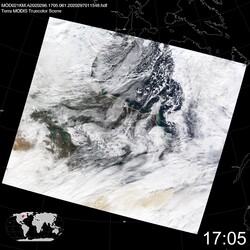 Level 1B Image at: 1705 UTC