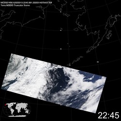 Level 1B Image at: 2245 UTC