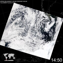 Level 1B Image at: 1450 UTC