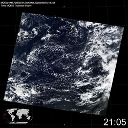 Level 1B Image at: 2105 UTC