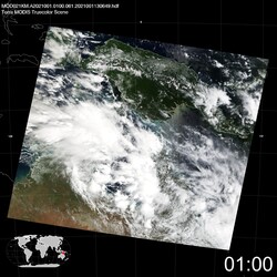 Level 1B Image at: 0100 UTC